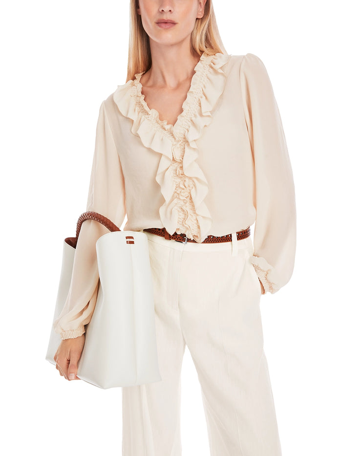 Marc Cain Rethink Together Ruched Blouse YC 51.35 W30