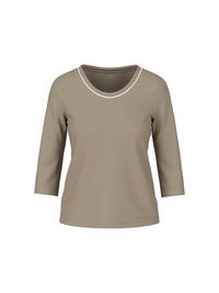 Marc Cain T-shirt with pearl embellishment YC 48.25 J15