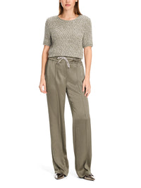 Marc Cain WASHINGTON trousers with fine shimmer YC 81.20 W46