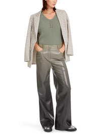 Marc Cain  WARRI fun leather trousers YC 81.36 J25