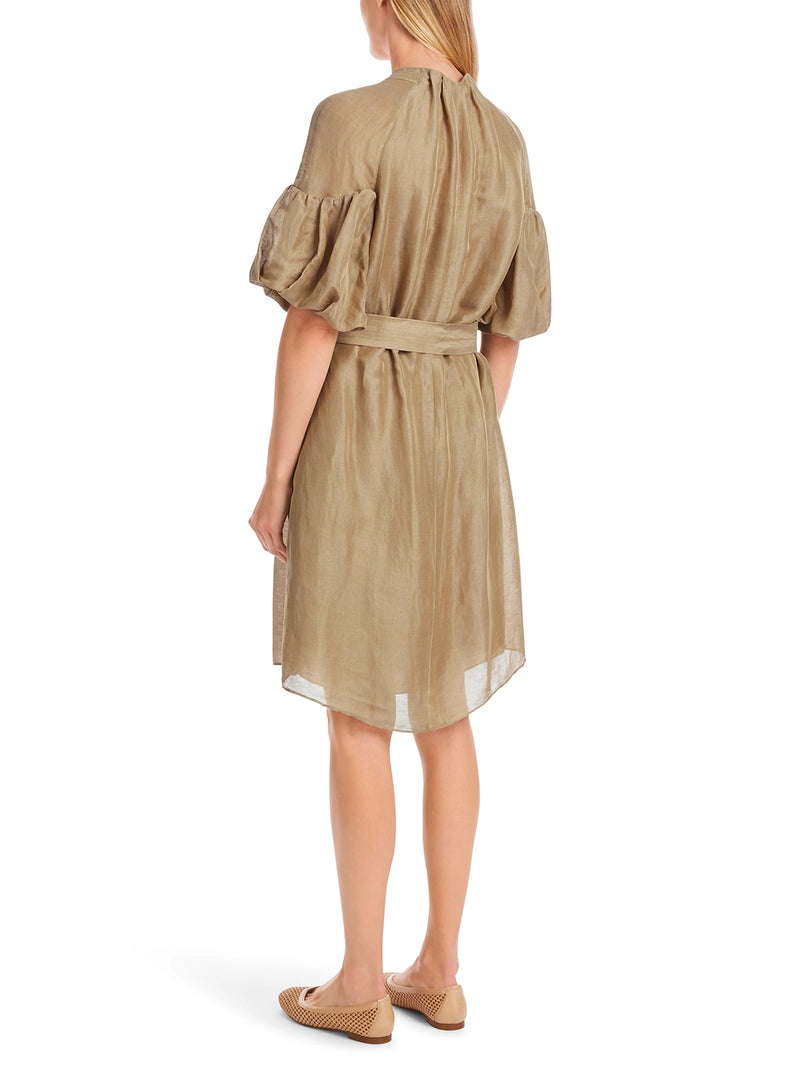 Marc Cain Plain Mini Dress with Balloon Sleeves YC 21.49 W86