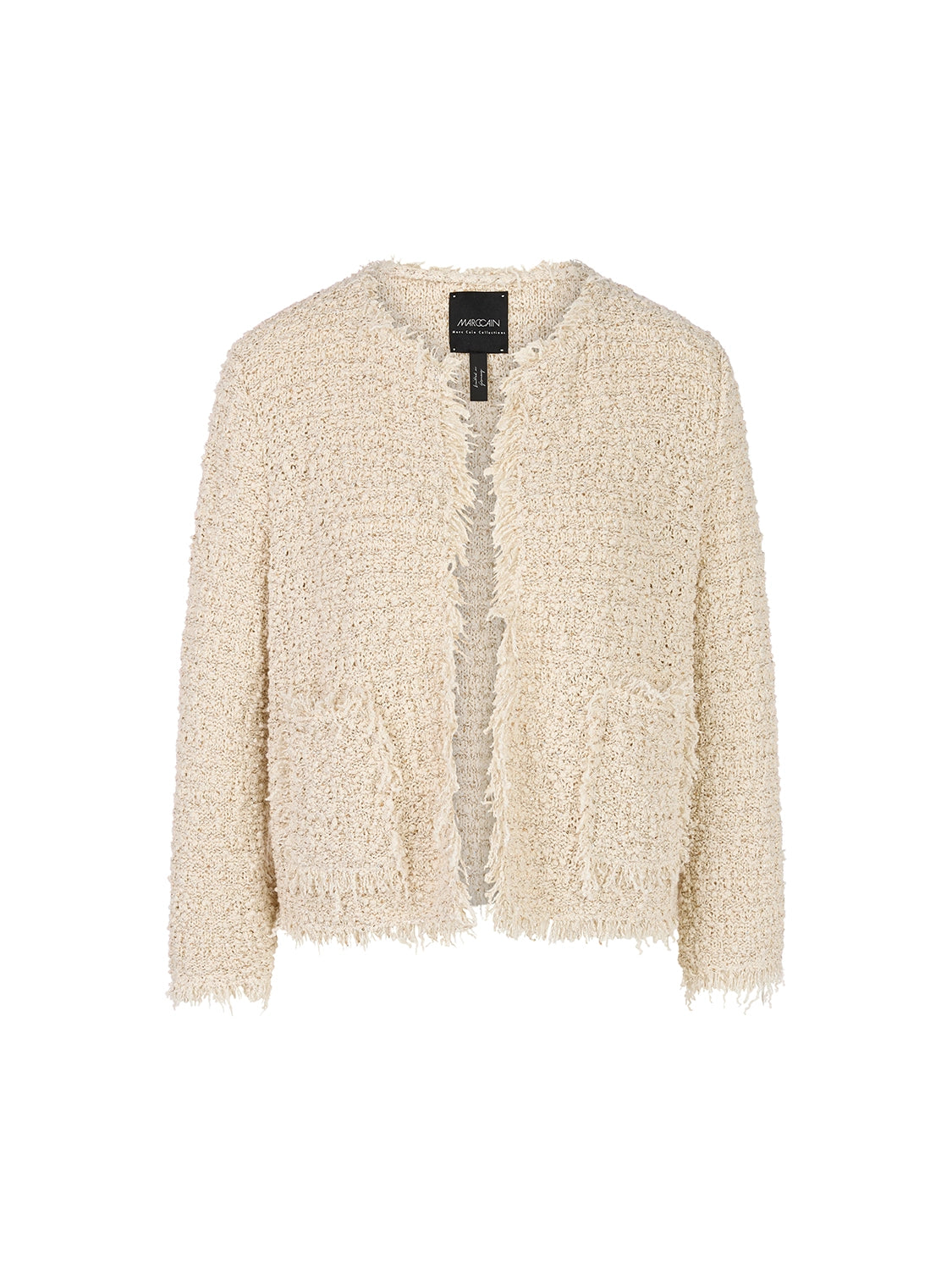 Marc Cain Bouclé Cardigan Knitted in Germany YC 39.18 M18