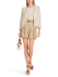 Marc Cain Bouclé Cardigan Knitted in Germany YC 39.18 M18