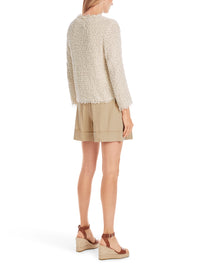 Marc Cain Bouclé Cardigan Knitted in Germany YC 39.18 M18