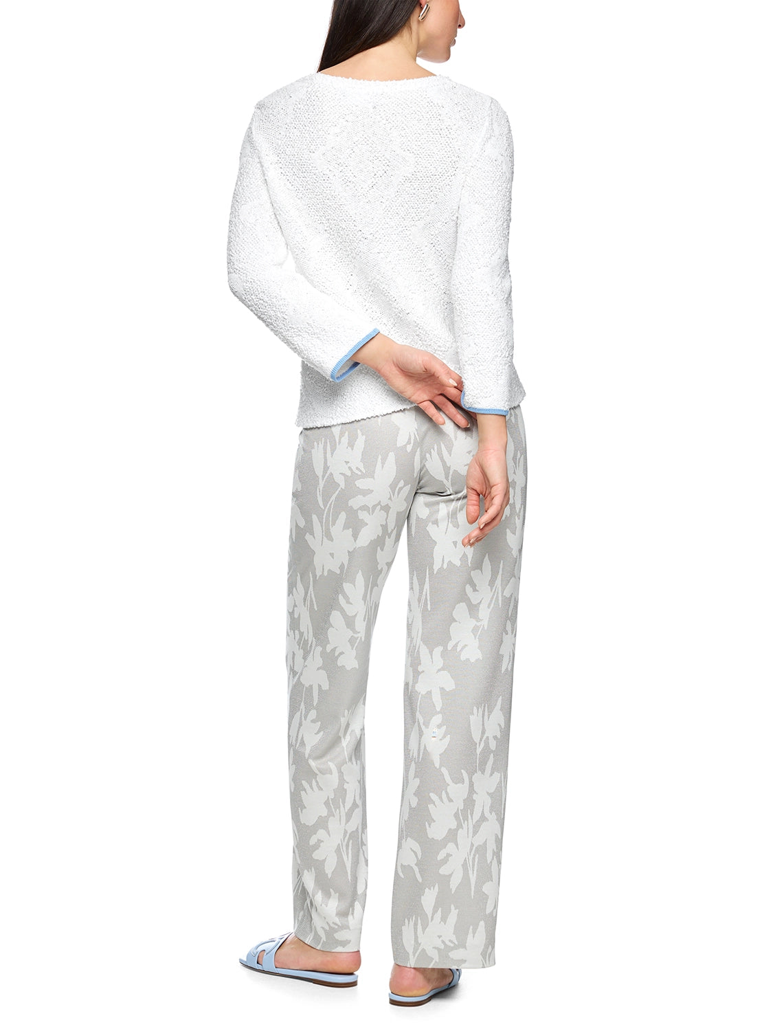 Marc Cain ‘Knitted in Germany’ knitted jumper in White AC 41.31 M06