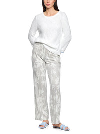 Marc Cain ‘Knitted in Germany’ knitted jumper in White AC 41.31 M06