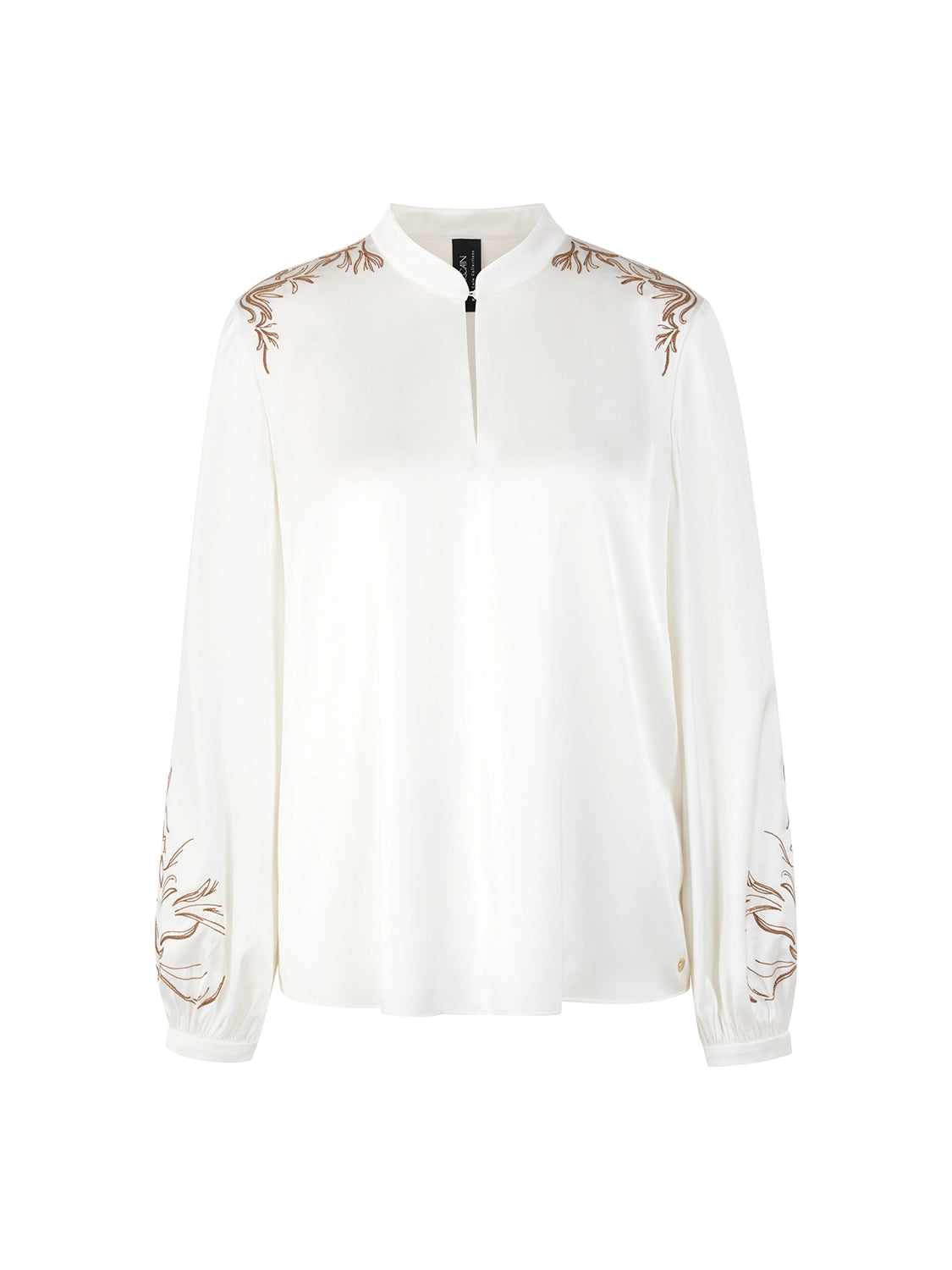 Marc Cain Viscose blend blouse in Off-White AC 51.13 W25 - Pre Order June Delivery