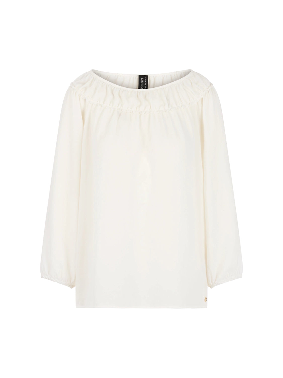 Marc Cain Blouse with Carmen neckline in Off White AC 51.34 W30