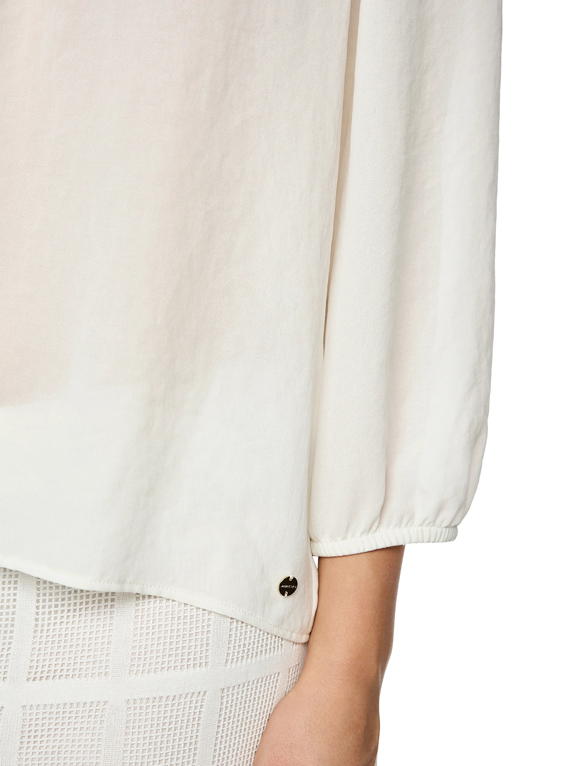 Marc Cain Blouse with Carmen neckline in Off White AC 51.34 W30