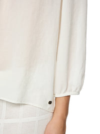 Marc Cain Blouse with Carmen neckline in Off White AC 51.34 W30