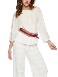 Marc Cain Blouse with Carmen neckline in Off White AC 51.34 W30