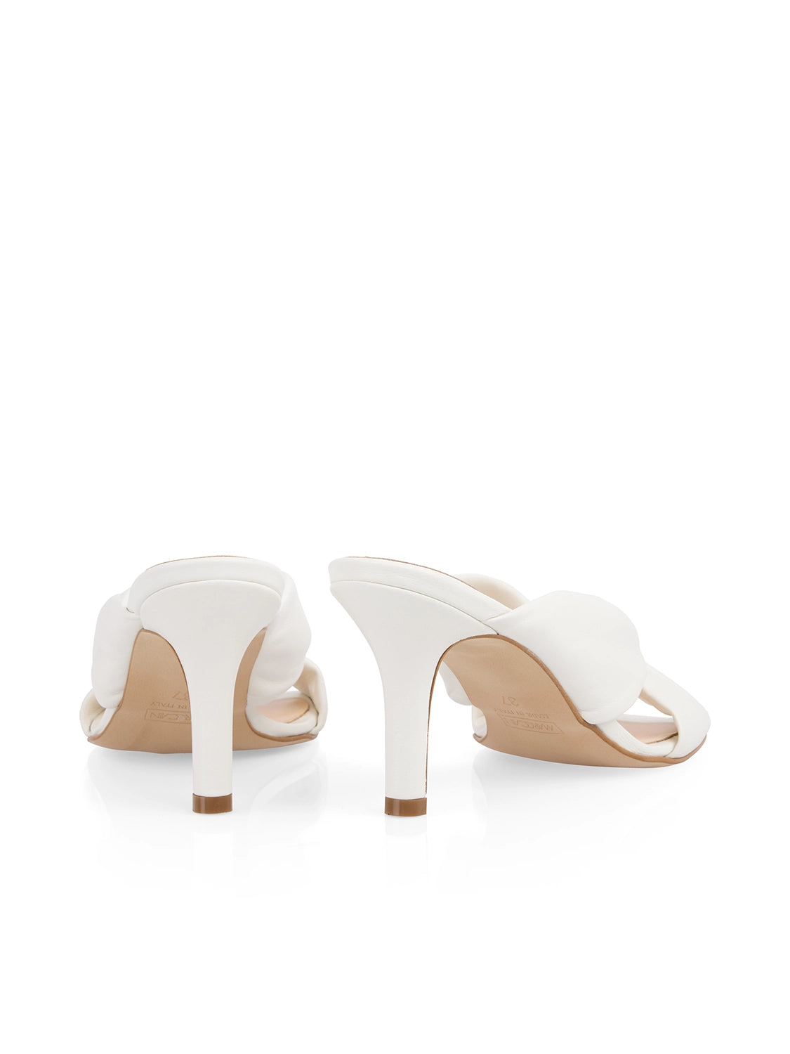 Marc Cain High heel sandals with knot detail in Off White AC SG.08 L29