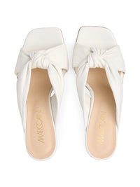 Marc Cain High heel sandals with knot detail in Off White AC SG.08 L29