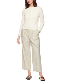 Marc Cain Rethink Together fine knit cardigan in Bright Ecru AC 39.02 M11