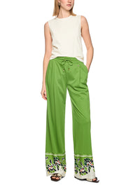 Marc Cain ‘Rethink Together’ viscose blend top in Bright Ecru AC 61.01 M11