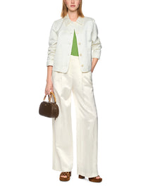 Marc Cain WICHITA wide cut trousers in Bright Ecru AC 81.63 W41