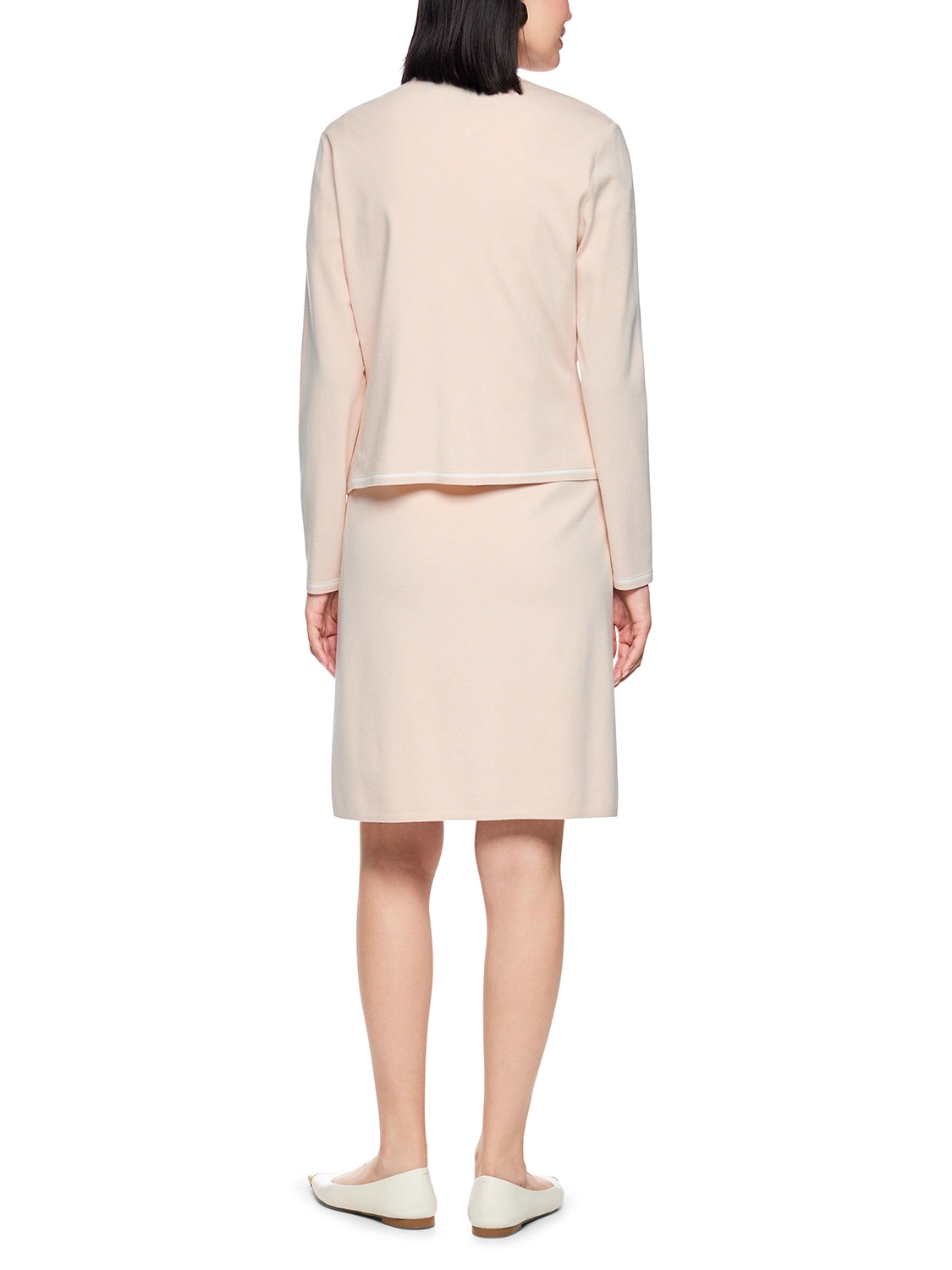 Marc Cain Rethink Together fine knit cardigan in Magnolia AC 39.02 M11 - Pre Order June Delivery