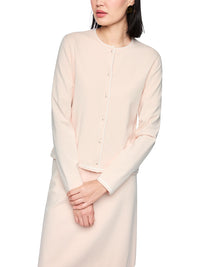 Marc Cain Rethink Together fine knit cardigan in Magnolia AC 39.02 M11 - Pre Order June Delivery