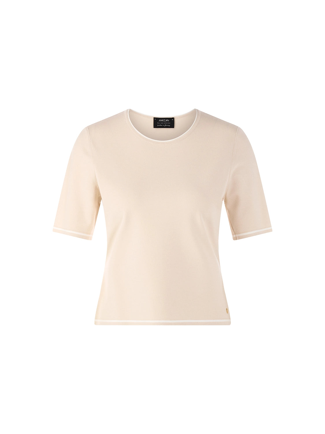 Marc Cain Rethink Together fine knit jumper in Magnolia AC 41.09 M11 - Pre Order June Delivery