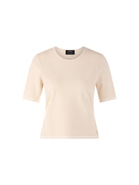 Marc Cain Rethink Together fine knit jumper in Magnolia AC 41.09 M11 - Pre Order June Delivery
