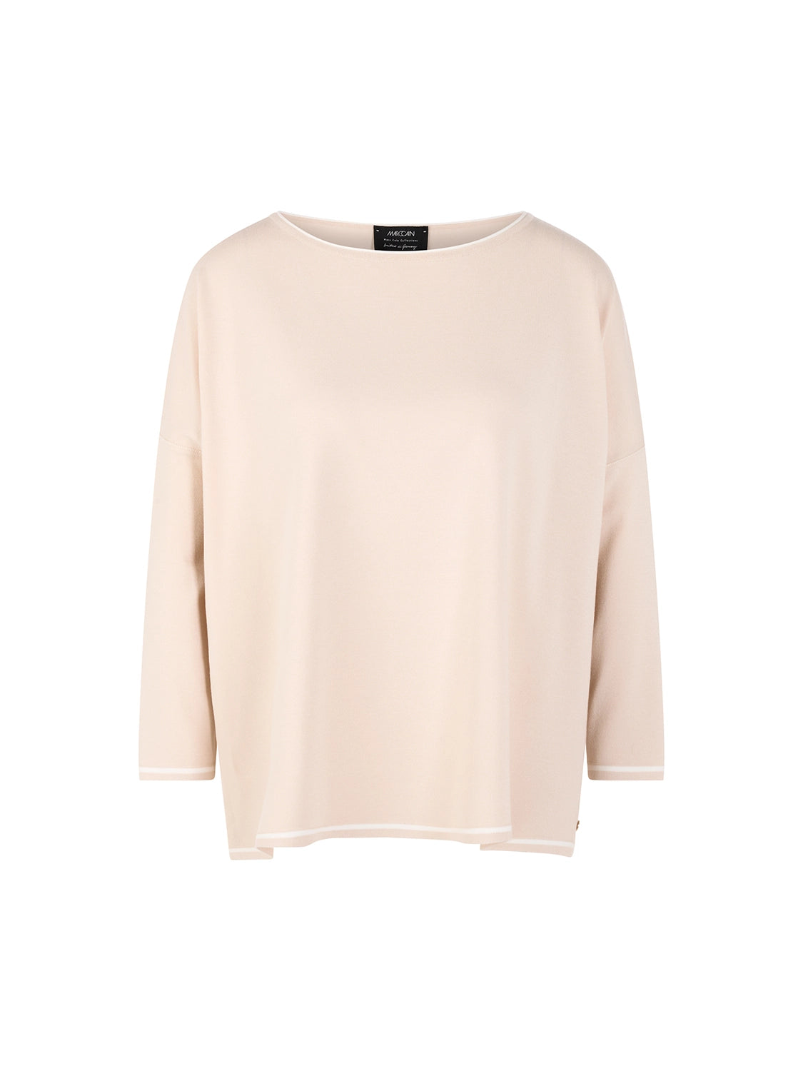 Marc Cain ‘Rethink Together’ oversized jumper in Magnolia AC 41.16 M11 - Pre Order June Delivery