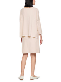 Marc Cain ‘Rethink Together’ oversized jumper in Magnolia AC 41.16 M11 - Pre Order June Delivery