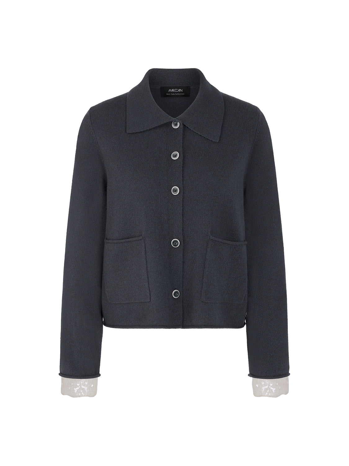 Marc Cain Cashmere cardigan ‘Rethink Together’ in Periscope AC 39.03 M68 - Pre Order June Delivery