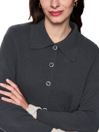Marc Cain Cashmere cardigan ‘Rethink Together’ in Periscope AC 39.03 M68 - Pre Order June Delivery