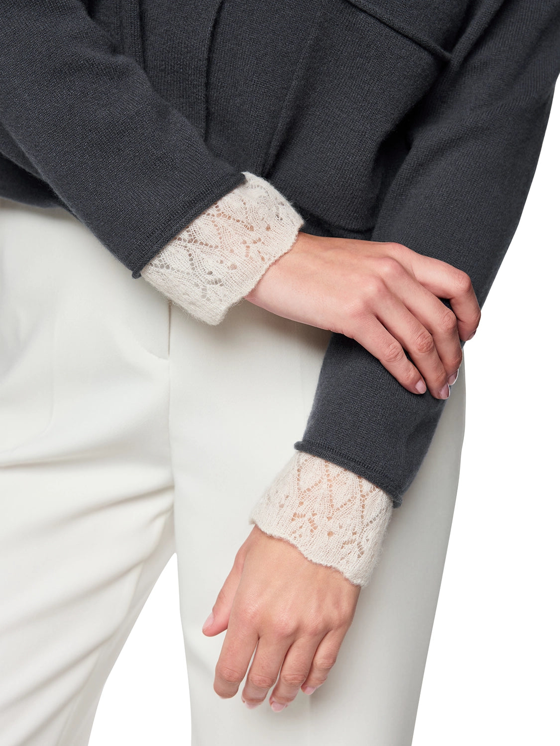 Marc Cain Cashmere cardigan ‘Rethink Together’ in Periscope AC 39.03 M68 - Pre Order June Delivery