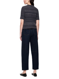 Marc Cain Paisley jumper ‘Rethink Together’ in Periscope AC 41.02 M02 - Pre Order June Delivery