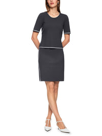 Marc Cain Rethink Together fine knit jumper in Periscope AC 41.09 M11 - Pre Order June Delivery