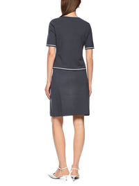 Marc Cain Rethink Together fine knit jumper in Periscope AC 41.09 M11 - Pre Order June Delivery
