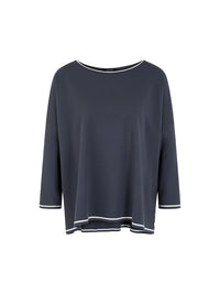 Marc Cain ‘Rethink Together’ oversized jumper in Periscope AC 41.16 M11 - Pre Order June Delivery