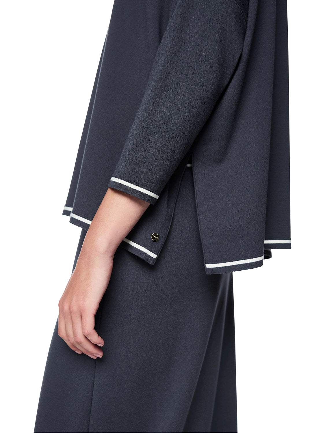 Marc Cain ‘Rethink Together’ oversized jumper in Periscope AC 41.16 M11 - Pre Order June Delivery