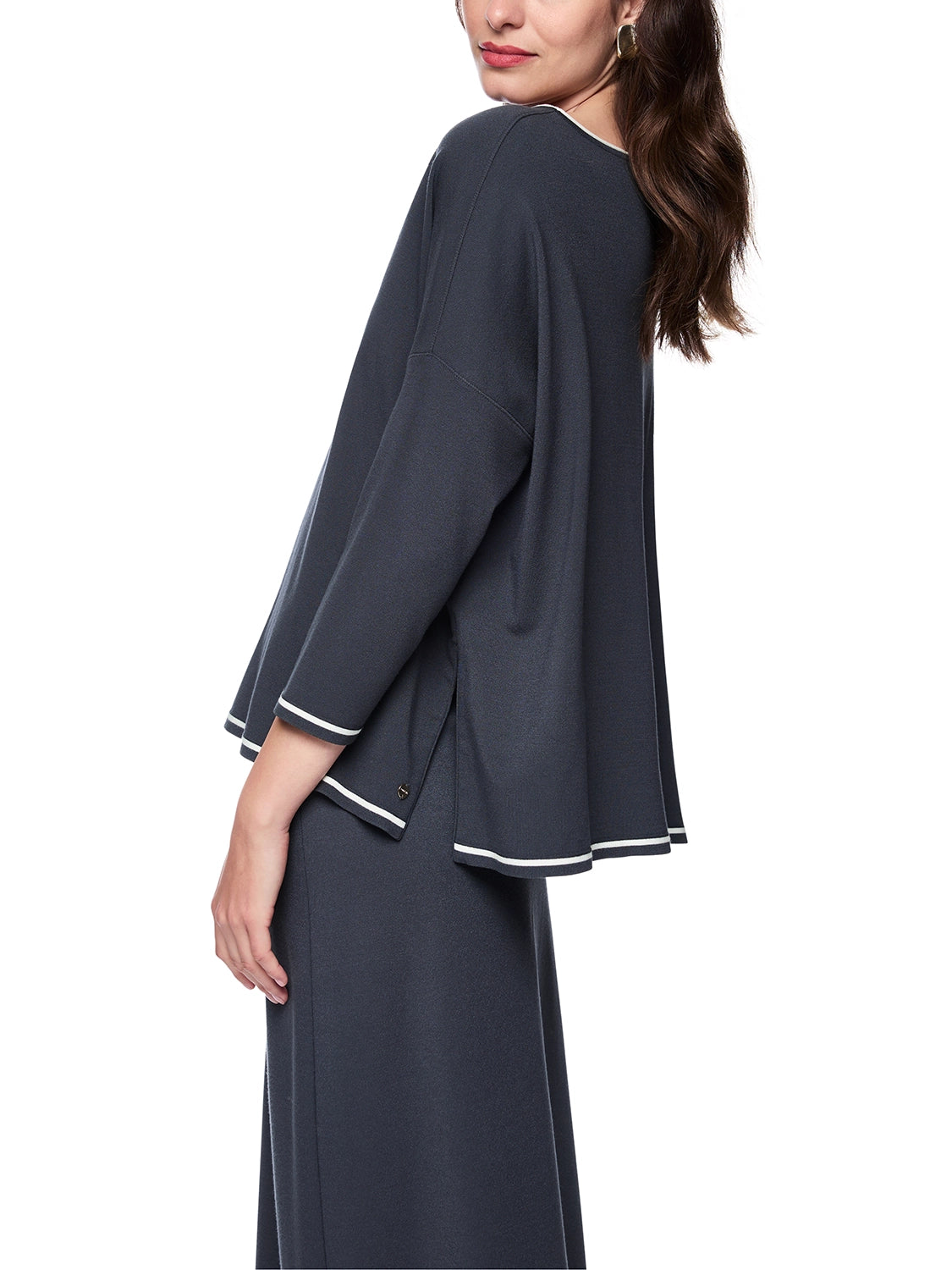 Marc Cain ‘Rethink Together’ oversized jumper in Periscope AC 41.16 M11 - Pre Order June Delivery