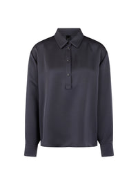 Marc Cain Classic style blouse ‘Rethink Together’ in Periscope AC 51.04 W64 - Pre Order June Delivery