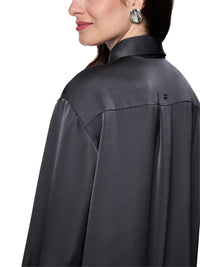 Marc Cain Classic style blouse ‘Rethink Together’ in Periscope AC 51.04 W64 - Pre Order June Delivery