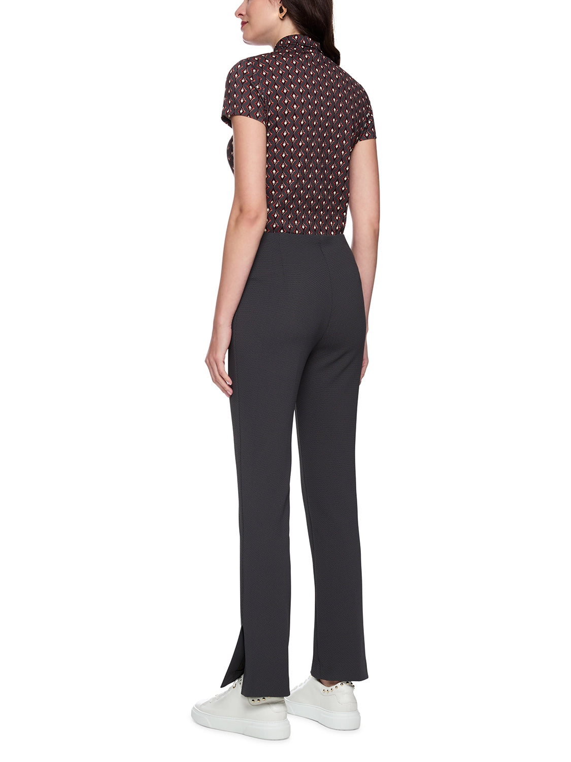 Marc Cain FATSA pull-on trousers in feminine fit in Periscope AC 81.17 J08 - Pre Order June Delivery