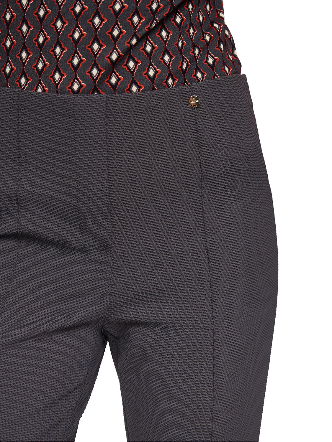 Marc Cain FATSA pull-on trousers in feminine fit in Periscope AC 81.17 J08 - Pre Order June Delivery