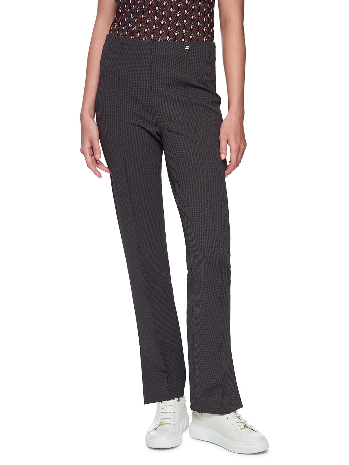Marc Cain FATSA pull-on trousers in feminine fit in Periscope AC 81.17 J08 - Pre Order June Delivery