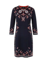 Marc Cain Rethink Together dress in Navy AC 21.08 M01 - Pre Order June Delivery