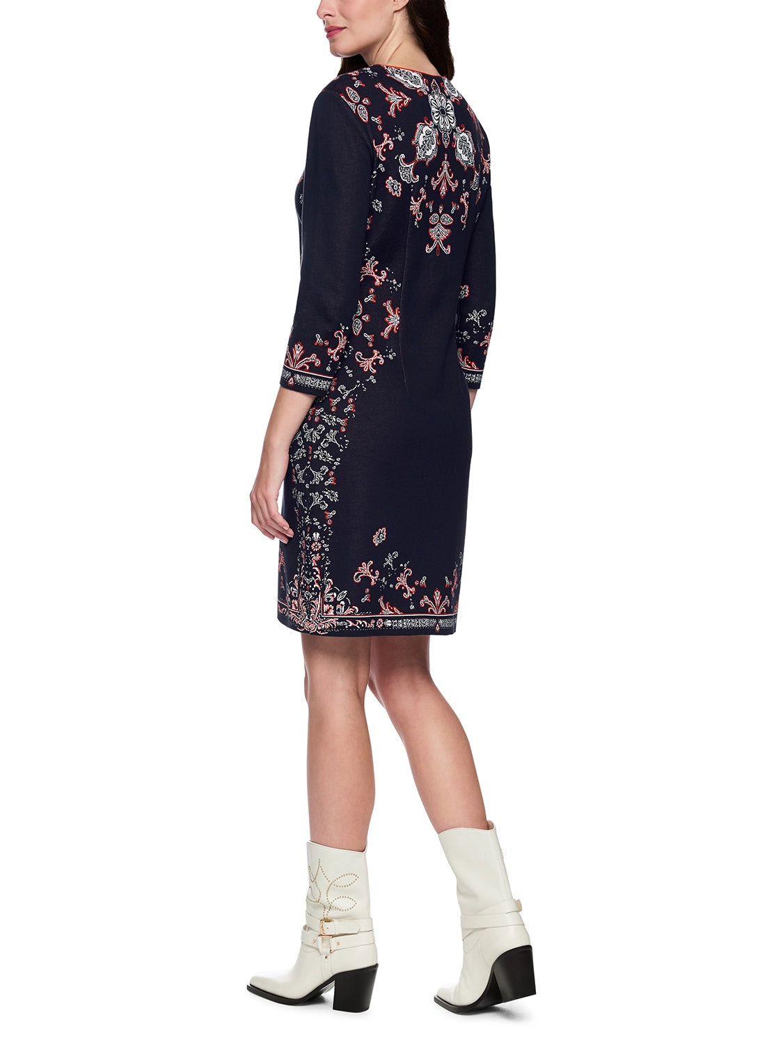 Marc Cain Rethink Together dress in Navy AC 21.08 M01 - Pre Order June Delivery