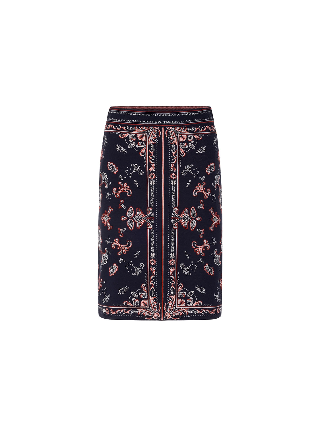 Marc Cain Rethink Together skirt in Navy AC 71.05 M01 - Pre Order June Delivery