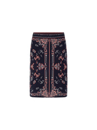 Marc Cain Rethink Together skirt in Navy AC 71.05 M01 - Pre Order June Delivery