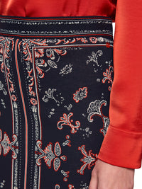 Marc Cain Rethink Together skirt in Navy AC 71.05 M01 - Pre Order June Delivery