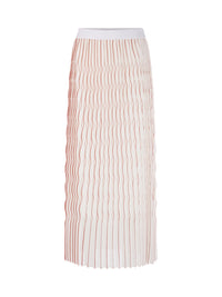 Marc Cain Maxi skirt with pleats in Etrscn Red AC 71.25 W76
