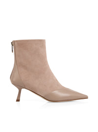 Marc Cain Elegant leather ankle boots in Warm Taupe AC SB.03 L09 - Pre-Order June Delivery