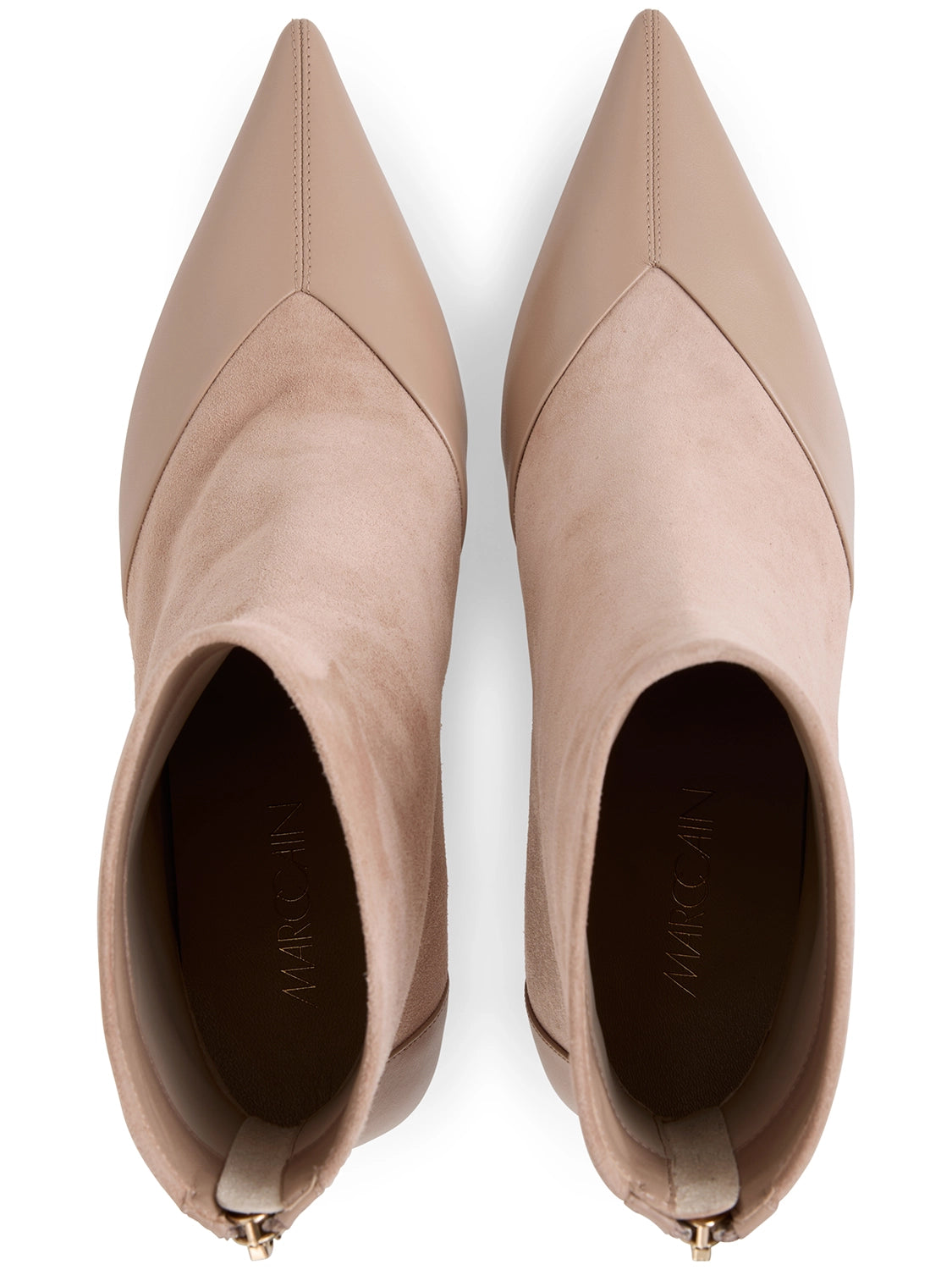 Marc Cain Elegant leather ankle boots in Warm Taupe AC SB.03 L09 - Pre-Order June Delivery