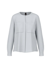 Marc Cain Casual blouse with concealed buttoning in Microchip AC 51.26 W90