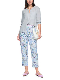 Marc Cain Casual blouse with concealed buttoning in Microchip AC 51.26 W90